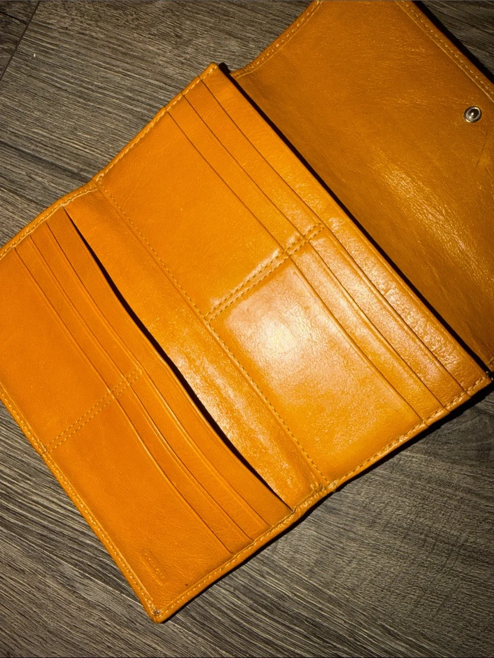 Coach Soho pleated leather wallet